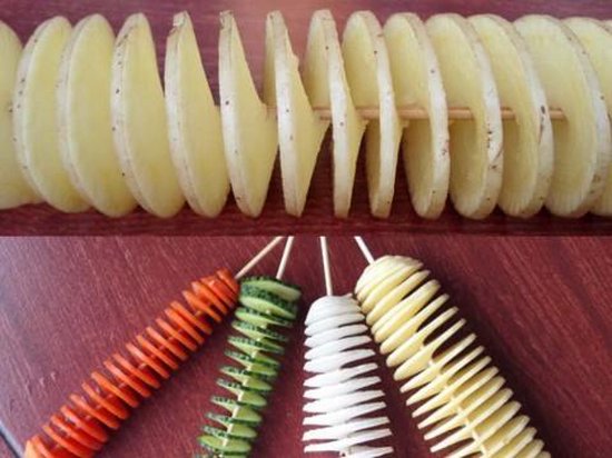 Aardappel twister - Aardappel spiraalsnijder - Keuken accesoires - Keukengadgets - Ornamy