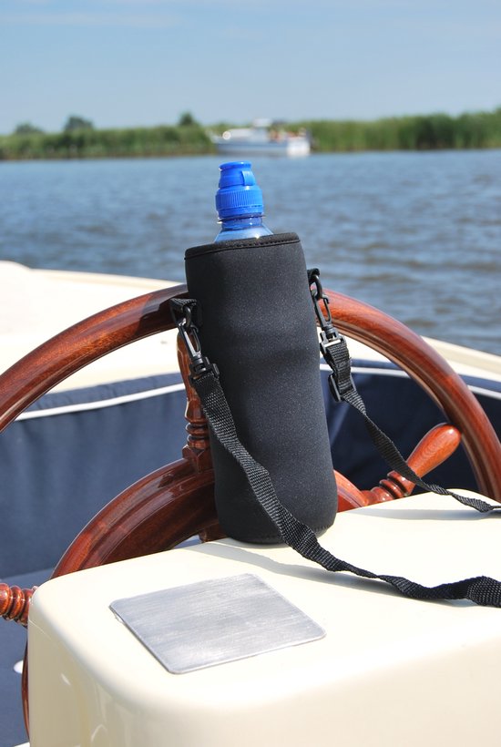 KOSTOO Water Bottle Carrier Sling Bottle Holder with Adjustable Shoulder Strap for Hiking Short Hiking, Elastic Fastening Belt Suitable for 12-44 oz (excluding Water Bottle