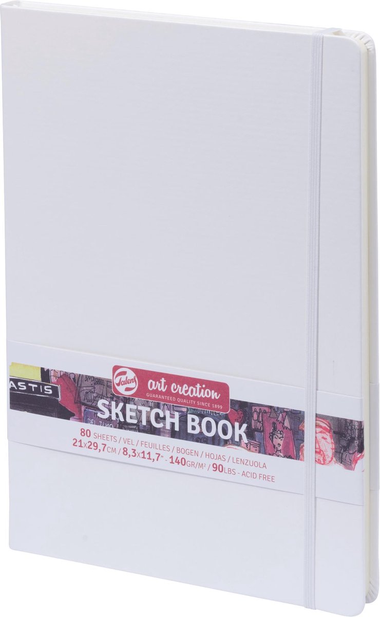 Talens Art Creation Schetsboek Wit 21 x 29.7 cm 140 g 80 Vellen