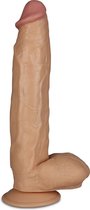 Grote Dildo van 28 cm - beige