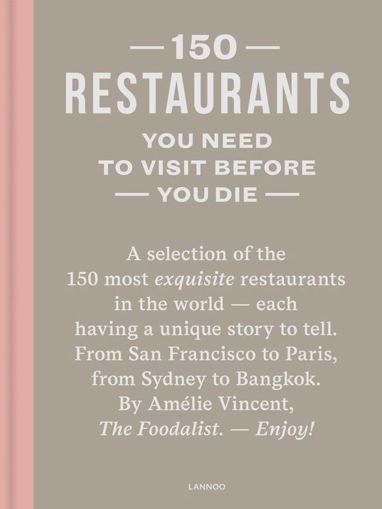 150 - 150 restaurants you need to visit before you die - cover