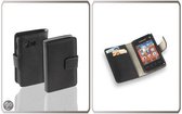 LELYCASE Book Case Flip Cover Wallet Hoesje Samsung Star 3 Zwart
