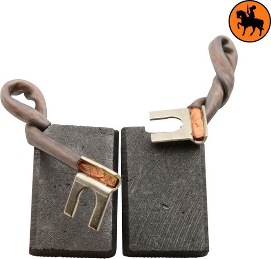 Jeu de balais de charbon pour Milwaukee Hammer PB14S - 6.35x16x24mm