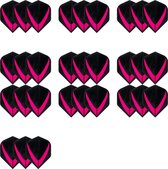 10 sets (30 stuks) Super Sterke – Roze - Vista-X – darts flights – Dragon darts