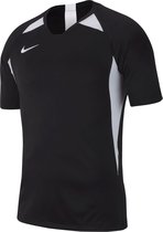 Nike Legend SS Teamshirt Heren Sportshirt - Maat XL  - Mannen - zwart/wit