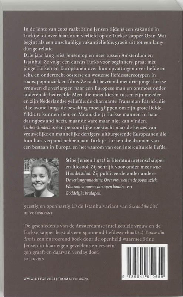 Turkse Vlinders, Stine Jensen 9789044610659 Boeken bol