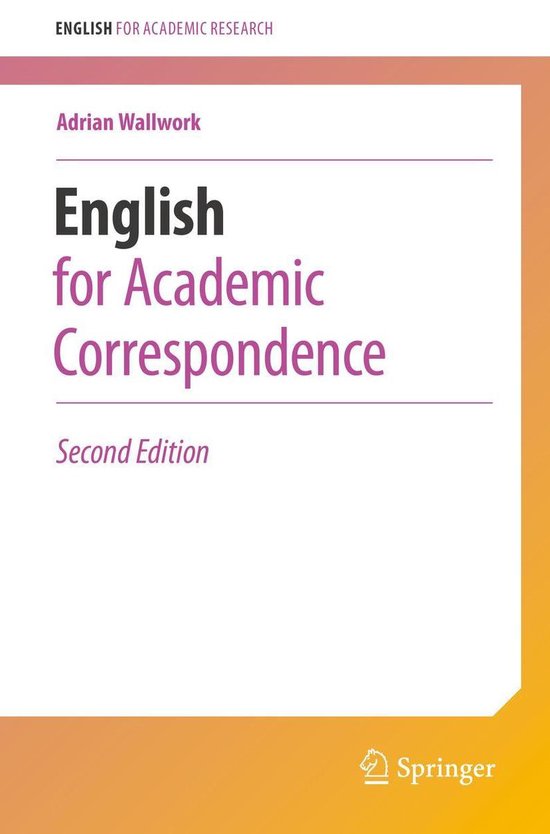 Social Sciences (R0) - English for Academic Correspondence - cover