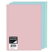 Schrift A4 harde kaft Soft Touch gelinieerd roze