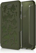 ITSkins Spectrum book case voor Apple iPhone 7/8 - Level 2 bescherming - Kaki