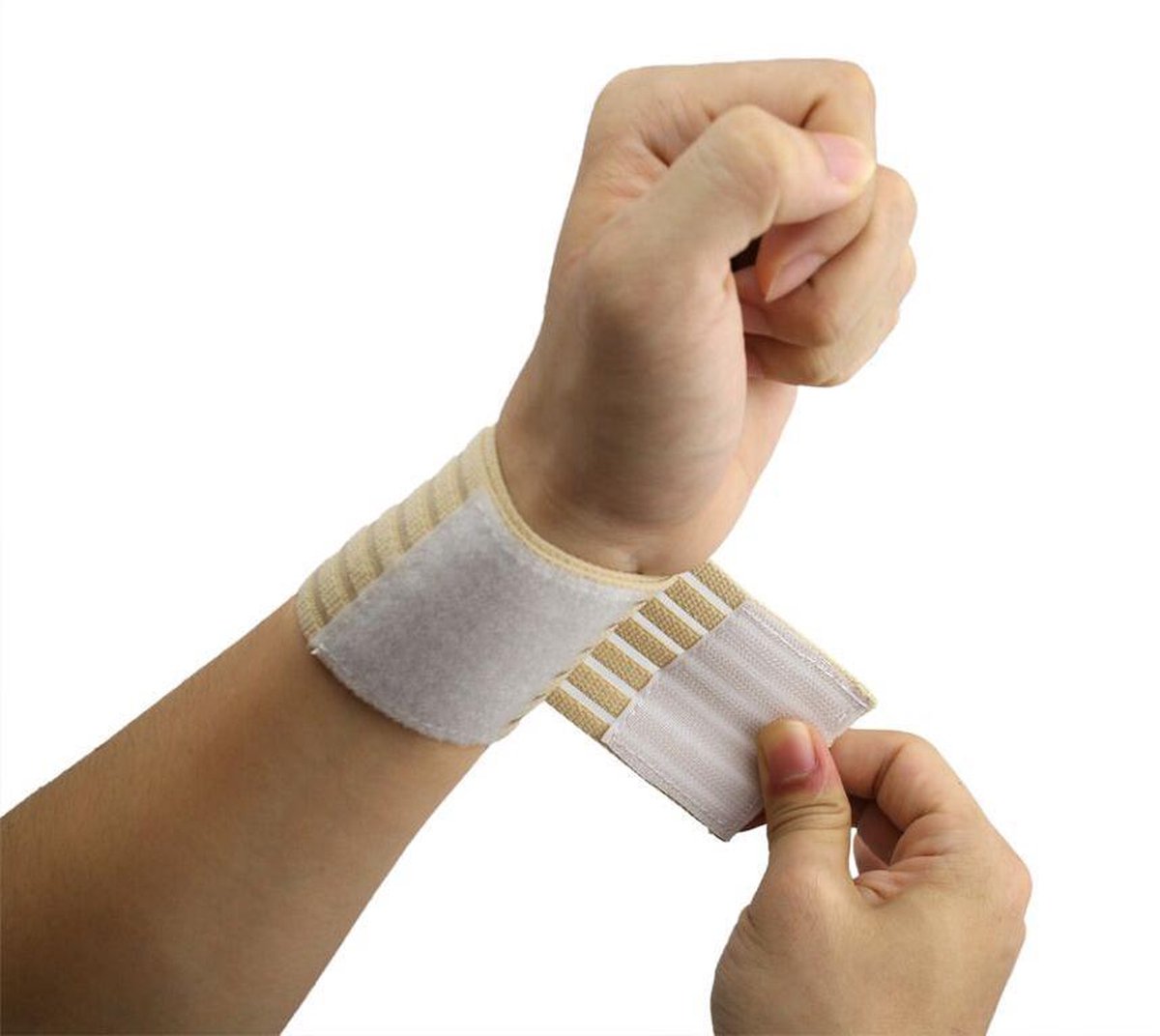 Goedkoopste OBBOmed -Polsbandage - beschermd en ontlast de pols - tijdens werkzaamheden en activiteiten - MB 1102 - 2 stuks
