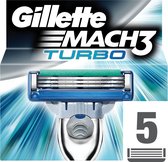 Gillette Mach3 Turbo - 5 Stuks - Scheermesjes