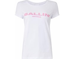 BALLIN Amsterdam Dames T-shirt Wit / Roze | bol.com