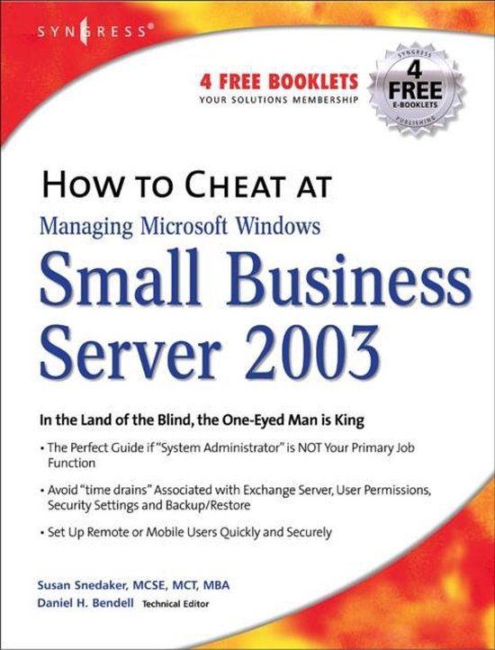How to Cheat at Managing Windows Small Business Server 2003 - cover