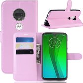 Motorola Moto G7 / G7 Plus Hoesje - Book Case - Pink