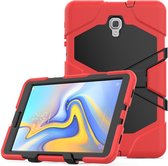 Heavy Duty Case - Samsung Galaxy Tab A 10.5 Hoesje - Rood