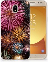 Geschikt voor Samsung Galaxy J5 2017 TPU Hoesje Design Vuurwerk