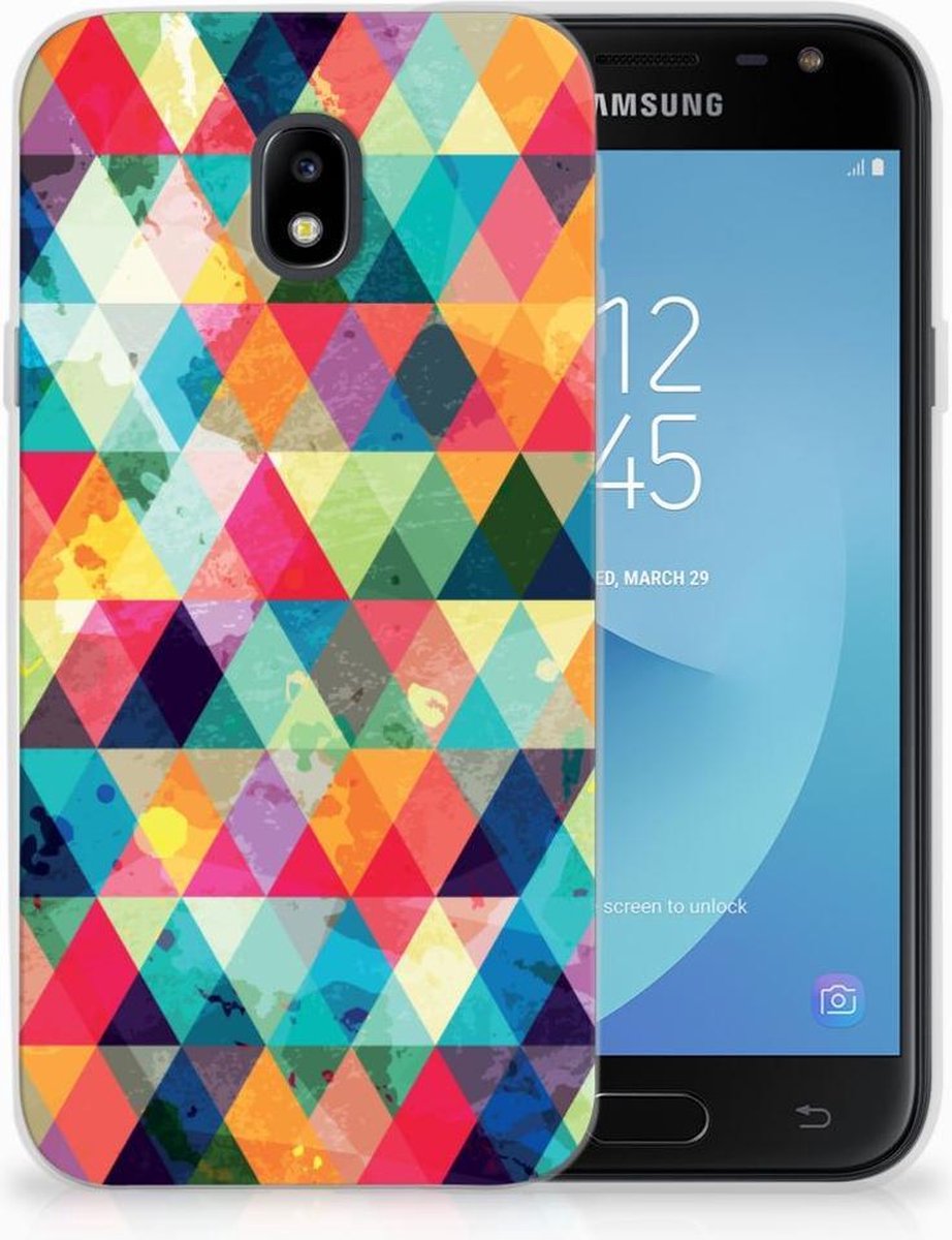 Samsung Galaxy J3 2017 TPU bumper Geruit