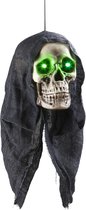 Groene lichtgevende schedel - Feestdecoratievoorwerp - One size