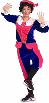 Dames pietenpak roze/blauw small