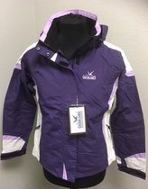 Veste d'extérieur élégante pour femmes Greenlands - violet S - avec capuche amovible - imperméable imperméable - coupe-vent - ajustée