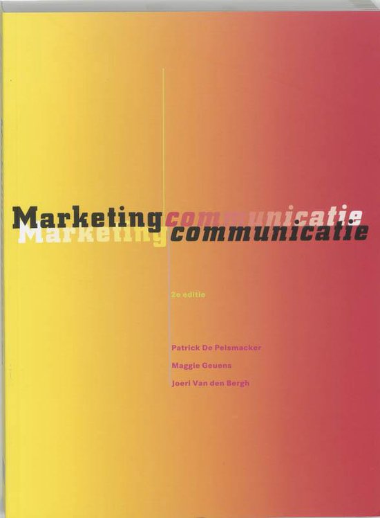 Marketingcommunicatie - cover