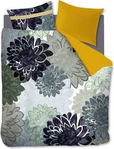 Oilily Flower Parade - Dekbedovertrek - Tweepersoons - 200x200/220 cm + 2 kussenslopen 60x70 cm - Blauwgroen