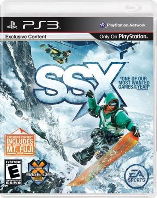 Electronic Arts SSX, PS3 PlayStation 3