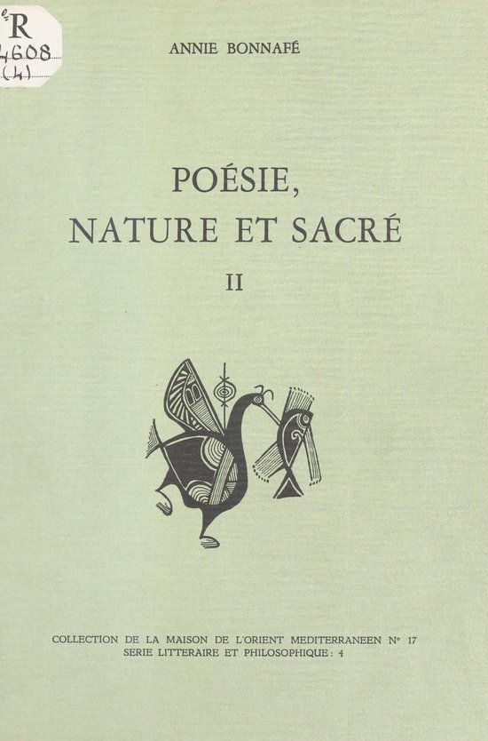 Poésie, nature et sacré (2) : L'Âge archaïque - cover