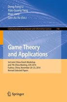 Communications in Computer and Information Science 758 - Game Theory and Applications