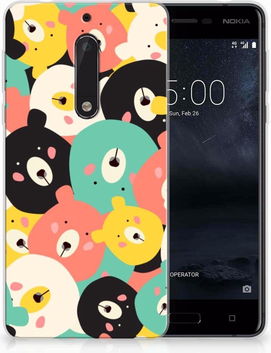 Nokia 5 Telefoonhoesje met Naam Bears