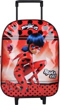 Miraculous Ladybug & Noir Koffertje Vakantie Logeren Peuter Kleuter Trolley