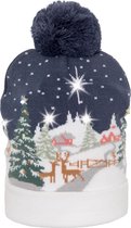 JAP Kerstmuts met lichtjes - Beanie met kerst verlichting - Noordpool