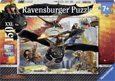 Ravensburger Puzzel Dragons 2: Draken Temmen is Makkelijk - 150XXL stukjes - Kinderpuzzel
