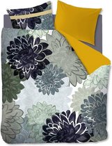 Oilily Flower Parade - Dekbedovertrek - Lits-jumeaux - 260x200/220 cm + 2 kussenslopen 60x70 cm - Blauwgroen