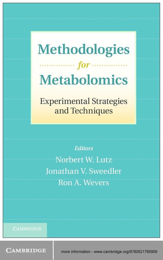 Methodologies for Metabolomics - cover