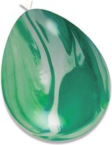 Ballonnen marbled groen (A30cm 4st)