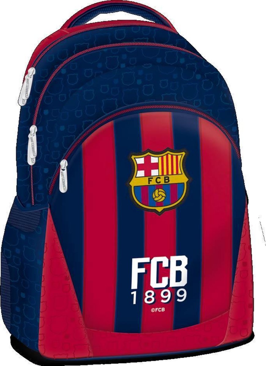FC Barcelona Rugzak - 3 vakken - 47 cm hoog - Rood/Blauw