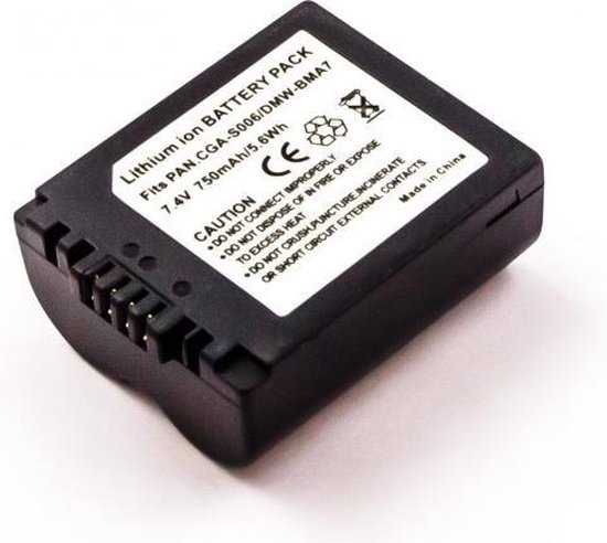 Akku Für Leica V-LUX1 – 7,4V, 750mAh, Li-Ion – Kompatibel Mit Panasonic Lumix DMC-FZ Serie – Ersatzakku
