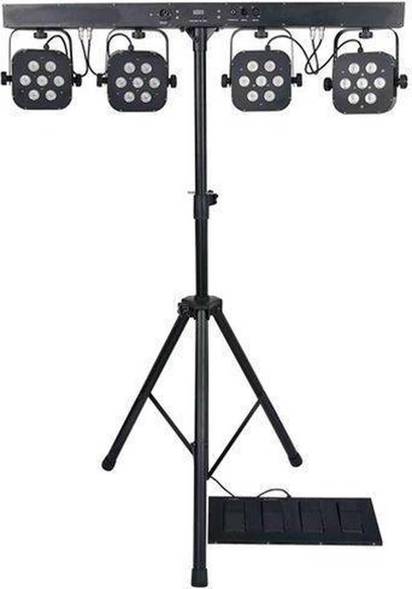 Showtec Compact Power Light Set MKII incl. tas voetschakelaar en standaard