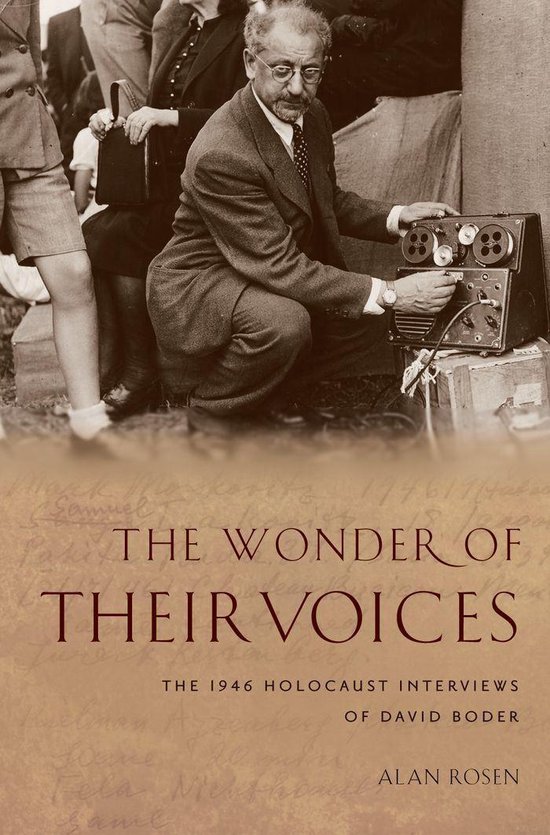 Oxford Oral History Series - The Wonder of Their Voices - cover