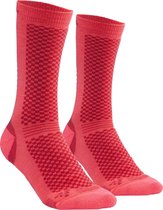 Craft Warm Mid  Wintersportsokken - Maat 34/36 - Unisex - rood