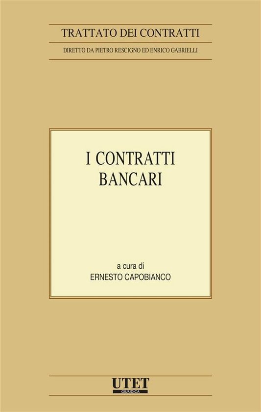 I contratti bancari - cover
