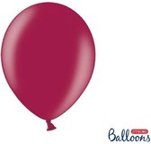 Strong Ballonnen 30cm, Metallic Maroon (1 zakje met 100 stuks