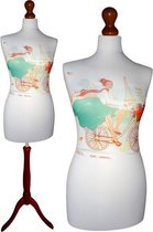 Green Paris paspop met donker bruine sparkling driepoot  44/46