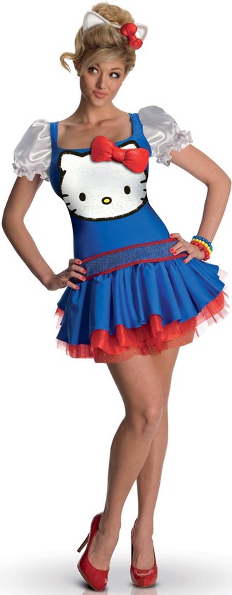 Berg kleding op afgewerkt Gezondheid Hello Kitty™ kostuum voor dames - Verkleedkleding - Medium" | bol.com