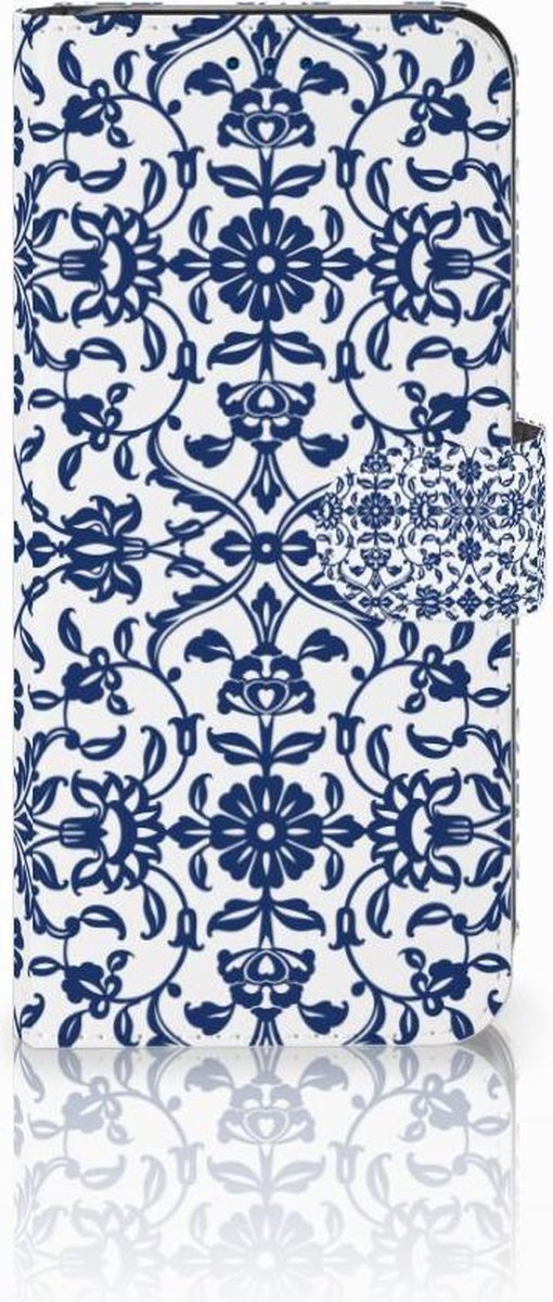 Samsung Galaxy S8 Hoesje Flower Blue