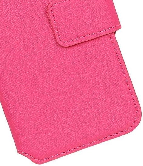Etui Portefeuille TPU Rose Samsung Galaxy J5 Type Book Cover HM Book
