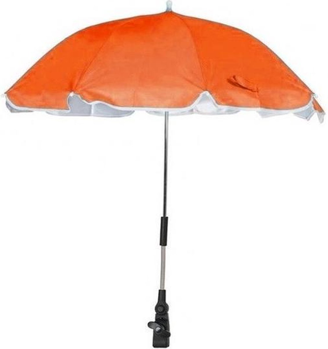 Rauw Blijkbaar Cusco Oranje parasol voor stoel of kinderwagen - 100 cm - met bevestigingsysteem  - parasols | bol.com