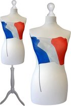 French flag paspop met witte sparkling driepoot  44/46