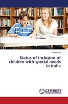 Status of Inclusion of children with special needs in India